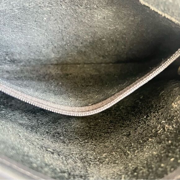 Vintage Coach Black Leather Rambler's Legacy Crossbody Bag - Picture 16 of 16